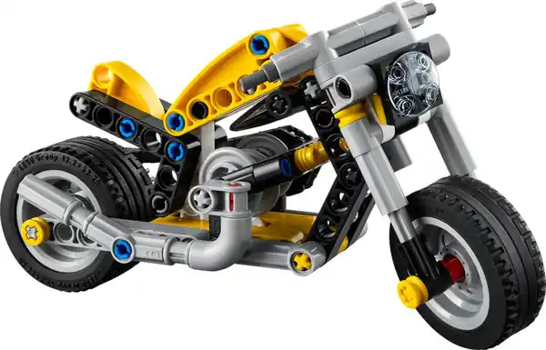 Bild 2 von LEGO TECHNIC »Gelbes Motorrad« Bauset 42225, 151-teilig