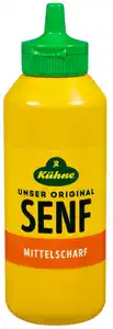 KÜHNE Mittelscharfer Senf, 250-ml-Fl. oder -Glas