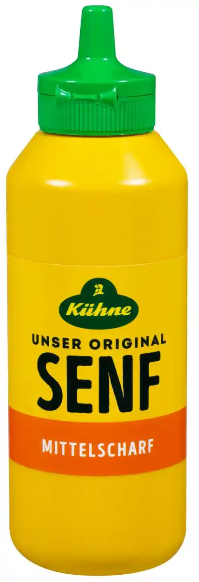 Bild 1 von KÜHNE Mittelscharfer Senf, 250-ml-Fl. oder -Glas