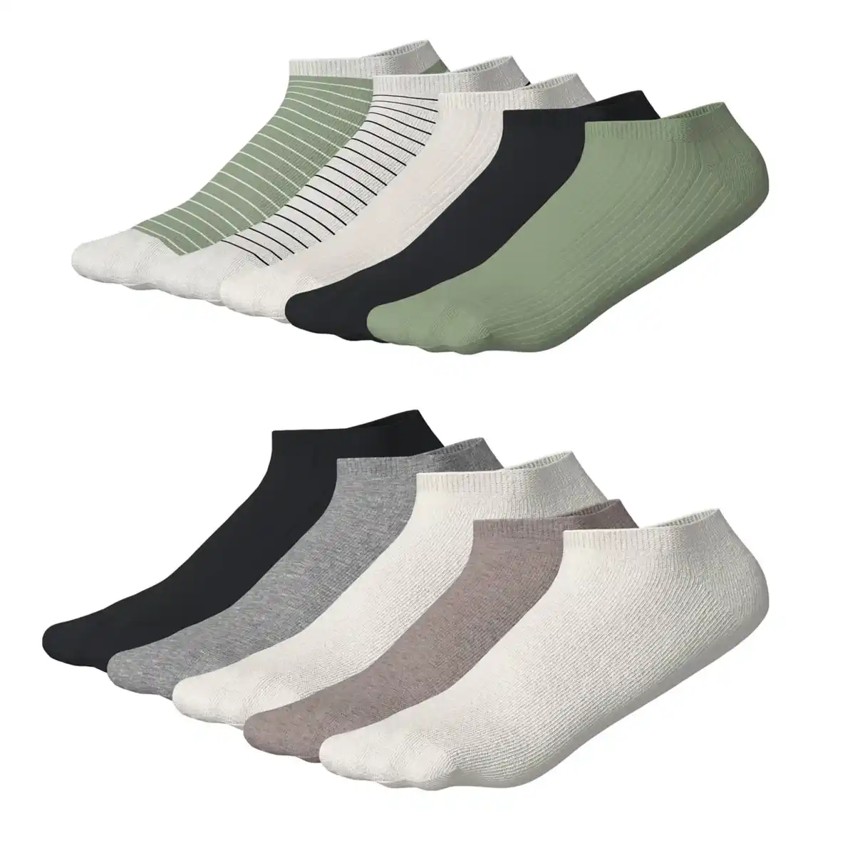 Bild 1 von ESMARA® Damen-Sneakersocken, 5 Paar