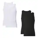 Bild 1 von TOWNLAND® Herren-Doppelripp- Achselhemden, 2-St.-Packg.