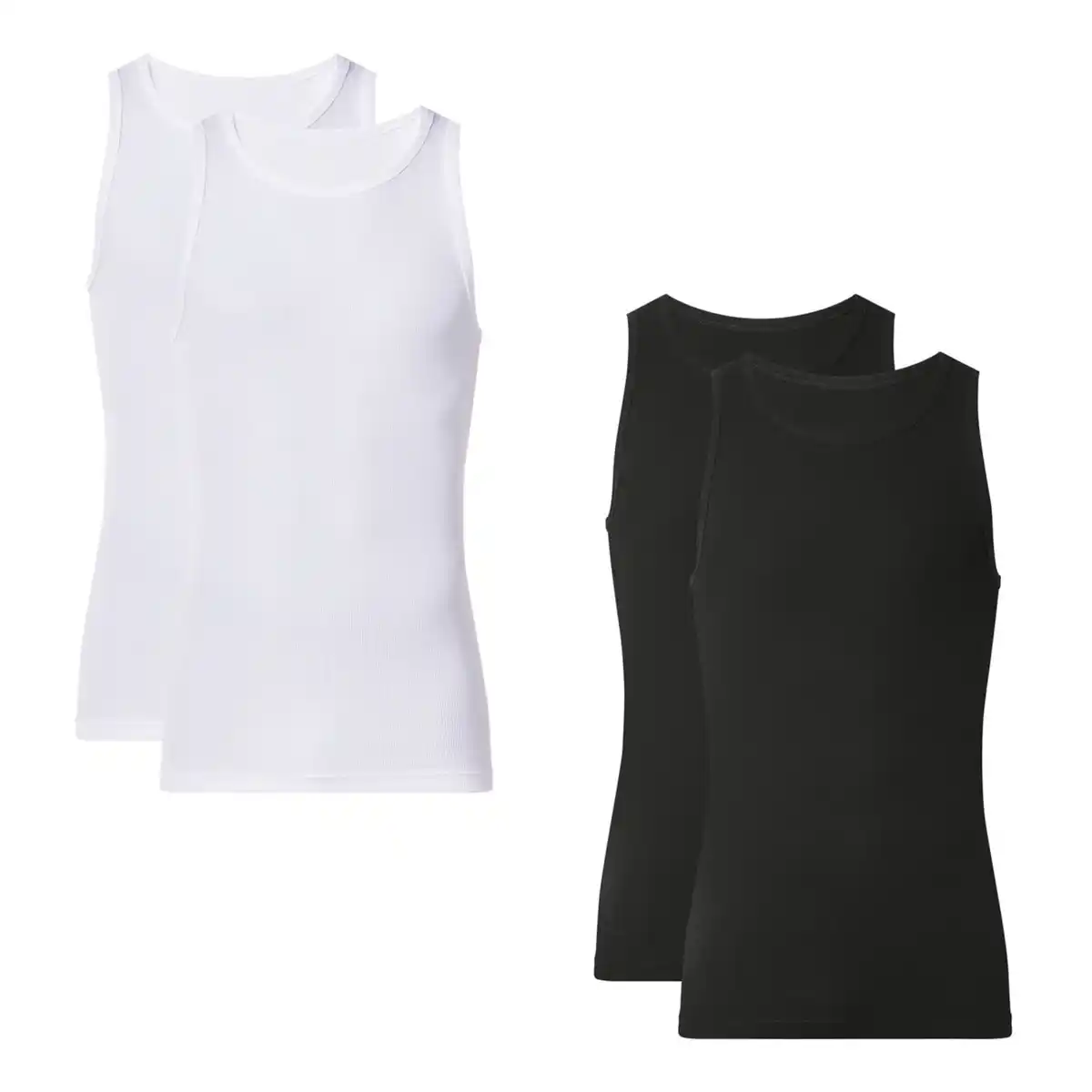 Bild 1 von TOWNLAND® Herren-Doppelripp- Achselhemden, 2-St.-Packg.