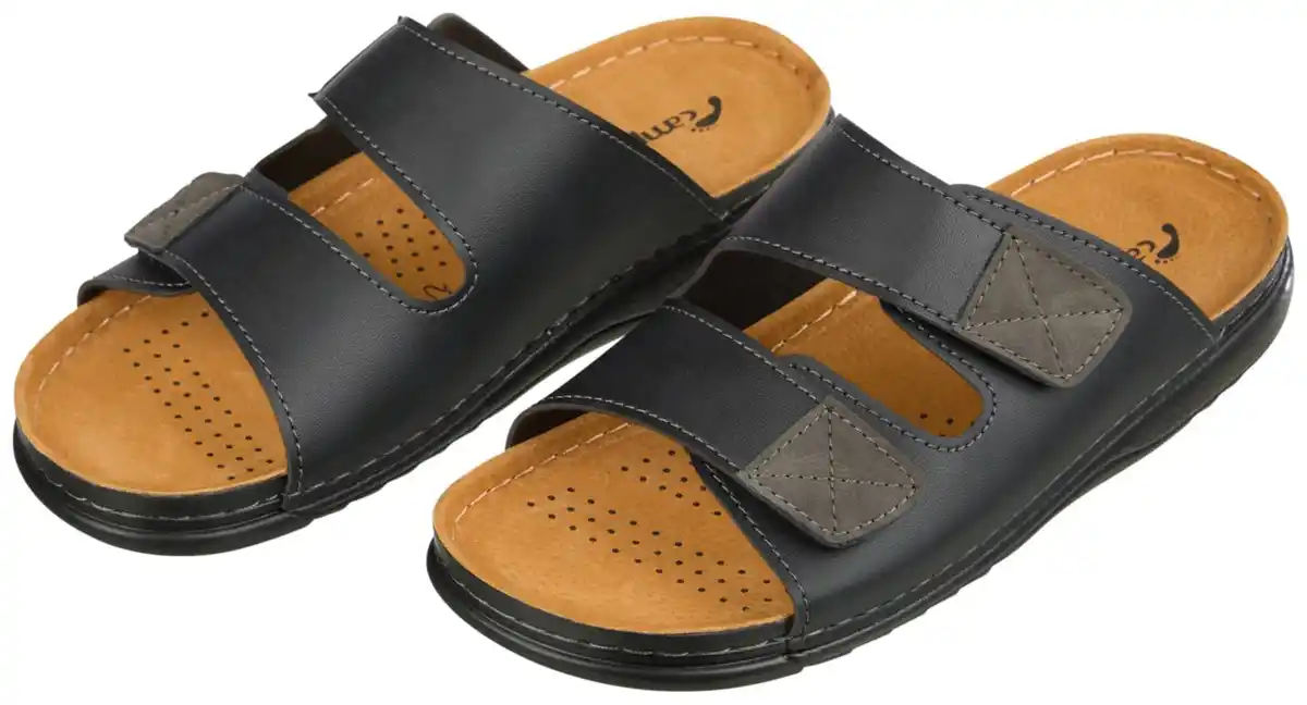 Bild 1 von CAMPRELLA Herren-Comfort-Pantoletten, Paar