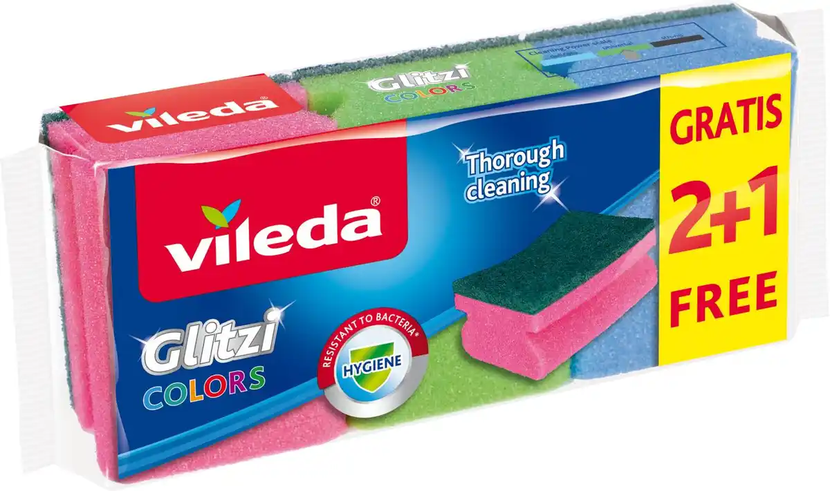 Bild 1 von VILEDA Topfreiniger »Glitzi Colors«, 3-St.-Packg.