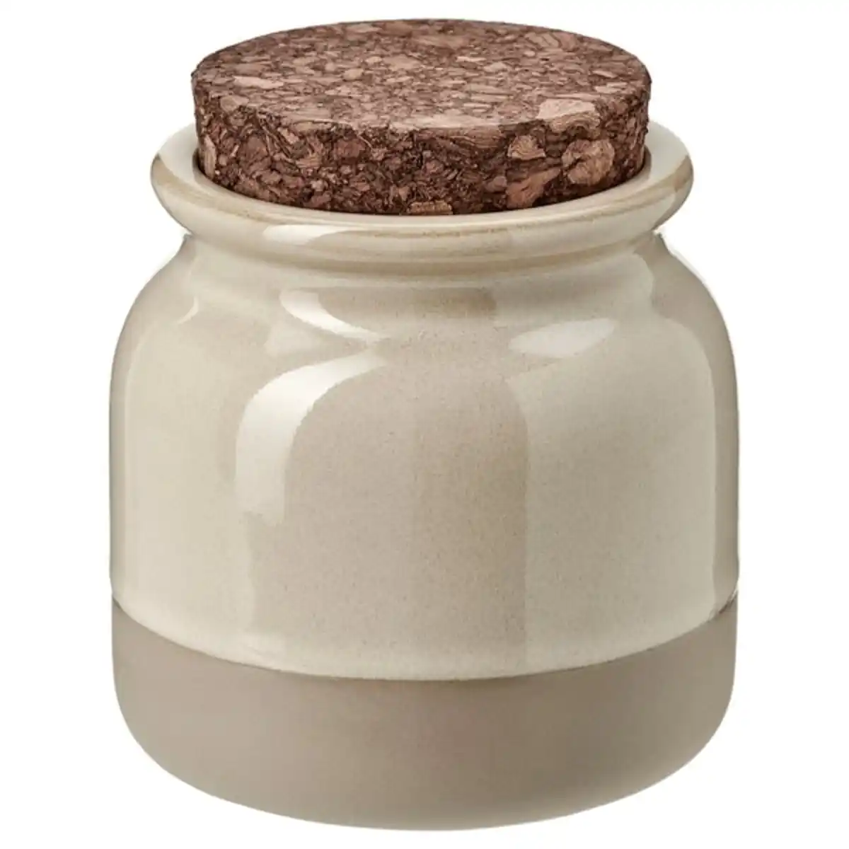 Bild 1 von BRUGDHAJ Dose mit Deckel, beige, 0.3 l