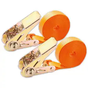 Kraft Werkzeuge Spanngurt mit Ratsche 2er-Set