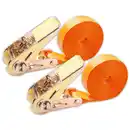 Bild 1 von Kraft Werkzeuge Spanngurt mit Ratsche 2er-Set
