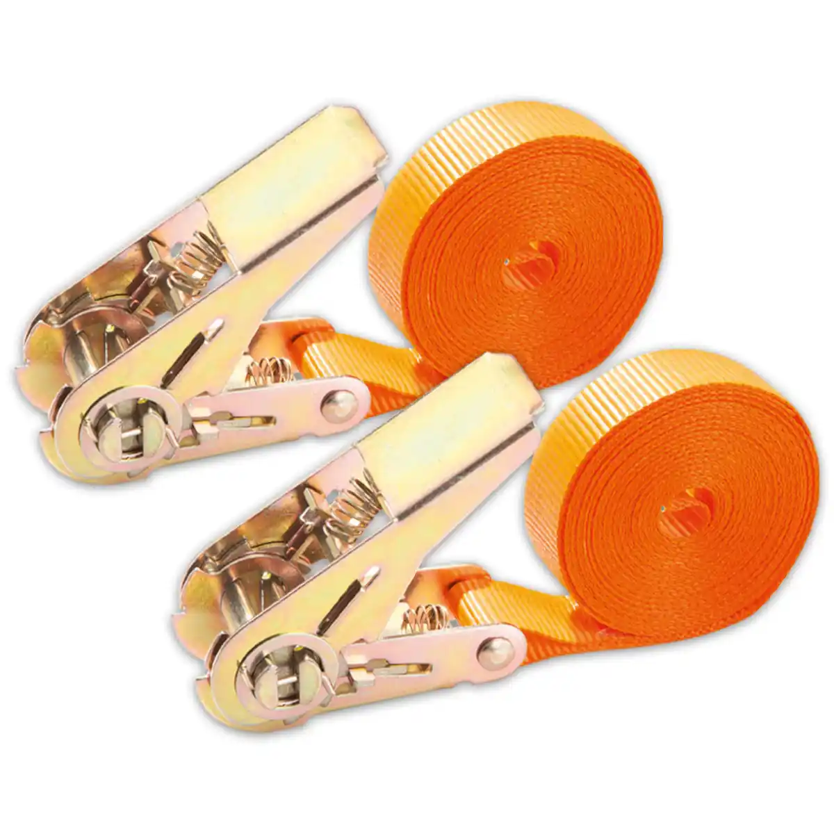 Bild 1 von Kraft Werkzeuge Spanngurt mit Ratsche 2er-Set