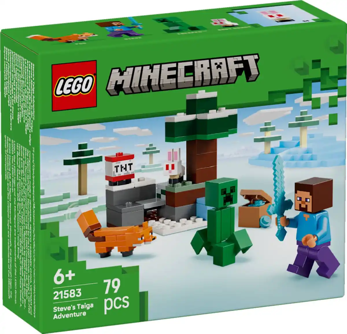 Bild 1 von LEGO »Steves Taiga-Abenteuer« Spielset 21583, 79-teilig