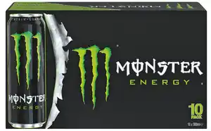 MONSTER Energy Drink, Packg. 10 x 0,5-l-Dose