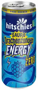 HITSCHIES Saure Drachenzungen Energy Zero, 0,25-l-Dose