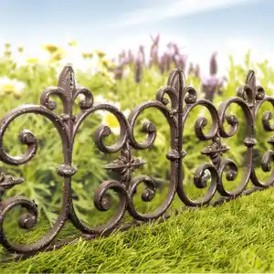 Powertec Garden Antik-Blumen-Umrandung 4er-Set