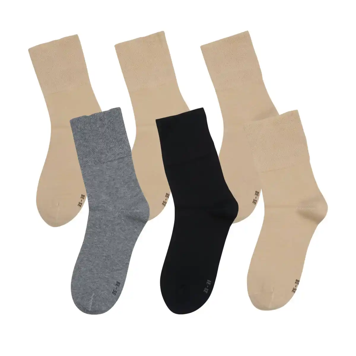 Bild 1 von Damen-Diabetikersocken mit Komfortbund, 3 Paar