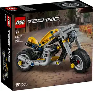 LEGO TECHNIC »Gelbes Motorrad« Bauset 42225, 151-teilig