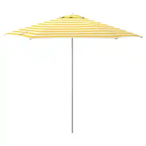 HÖGÖN Sonnenschirm, elfenbeinweiß leuchtend gelb/gestreift, 270 cm