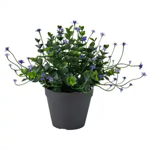 FEJKA Topfpflanze, künstlich, drinnen/draußen/blühend lila, 12 cm