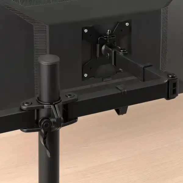 Bild 3 von STUBBERGET Halter für 2 Bildschirme, schwarz