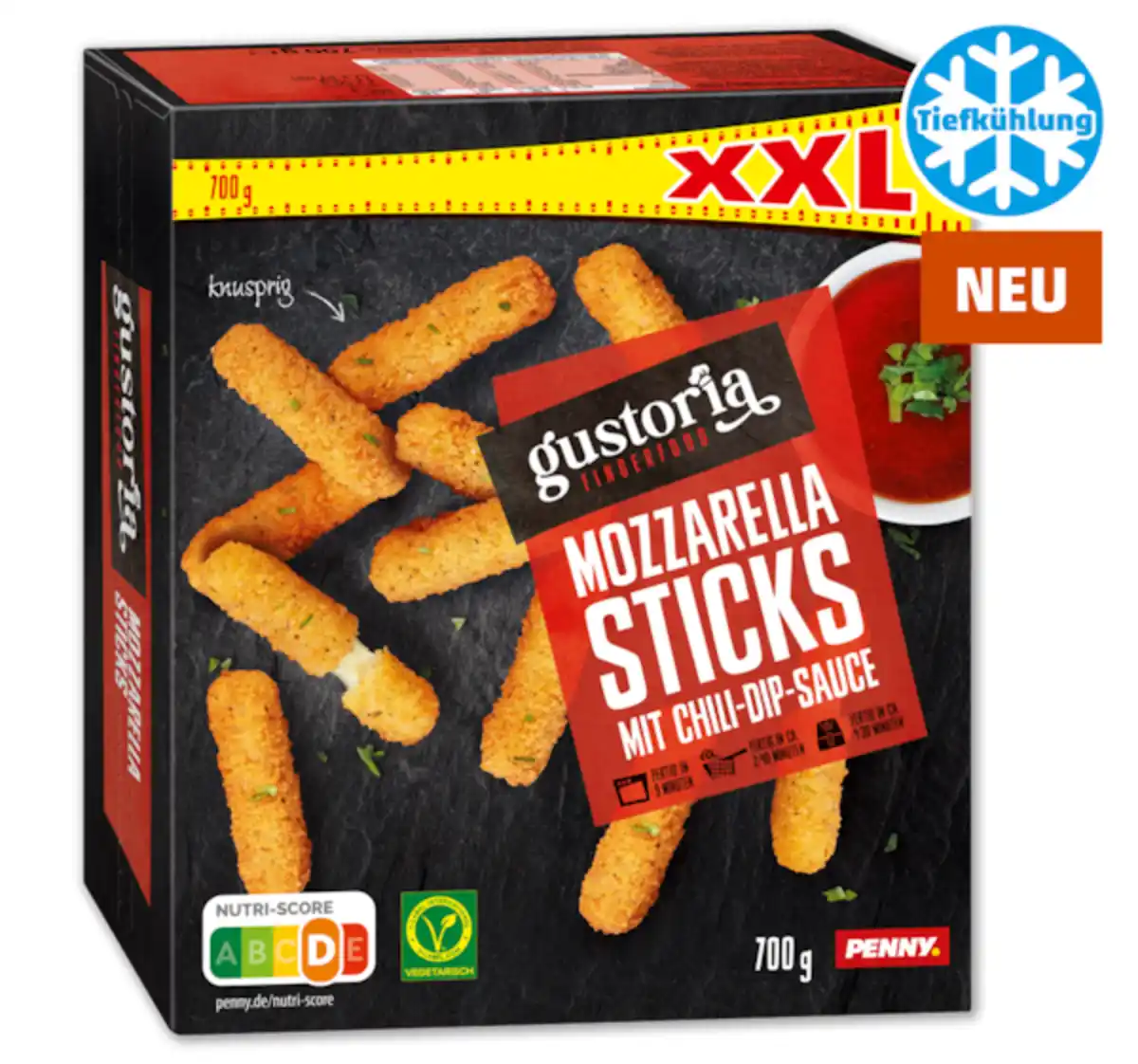Bild 1 von GUSTORIA XXL Mozzarella Sticks*