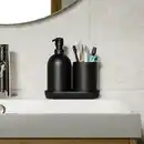 Bild 3 von GANSJÖN Badezimmer-Set 3-tlg., schwarz