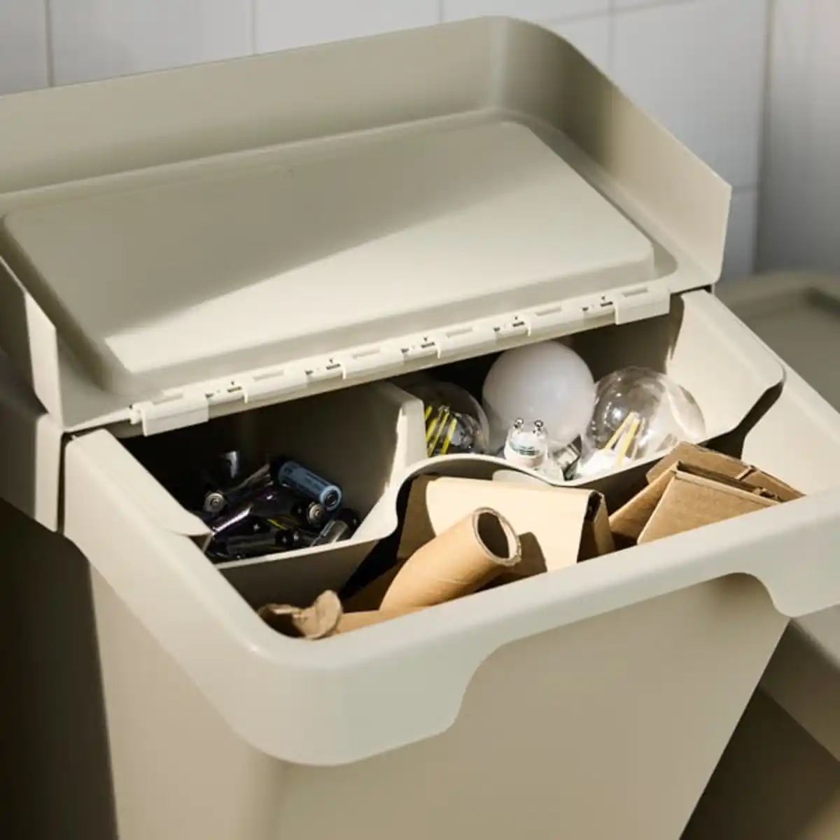Bild 3 von SORTERA Einsatz mit Fach, beige, 38x45x14 cm