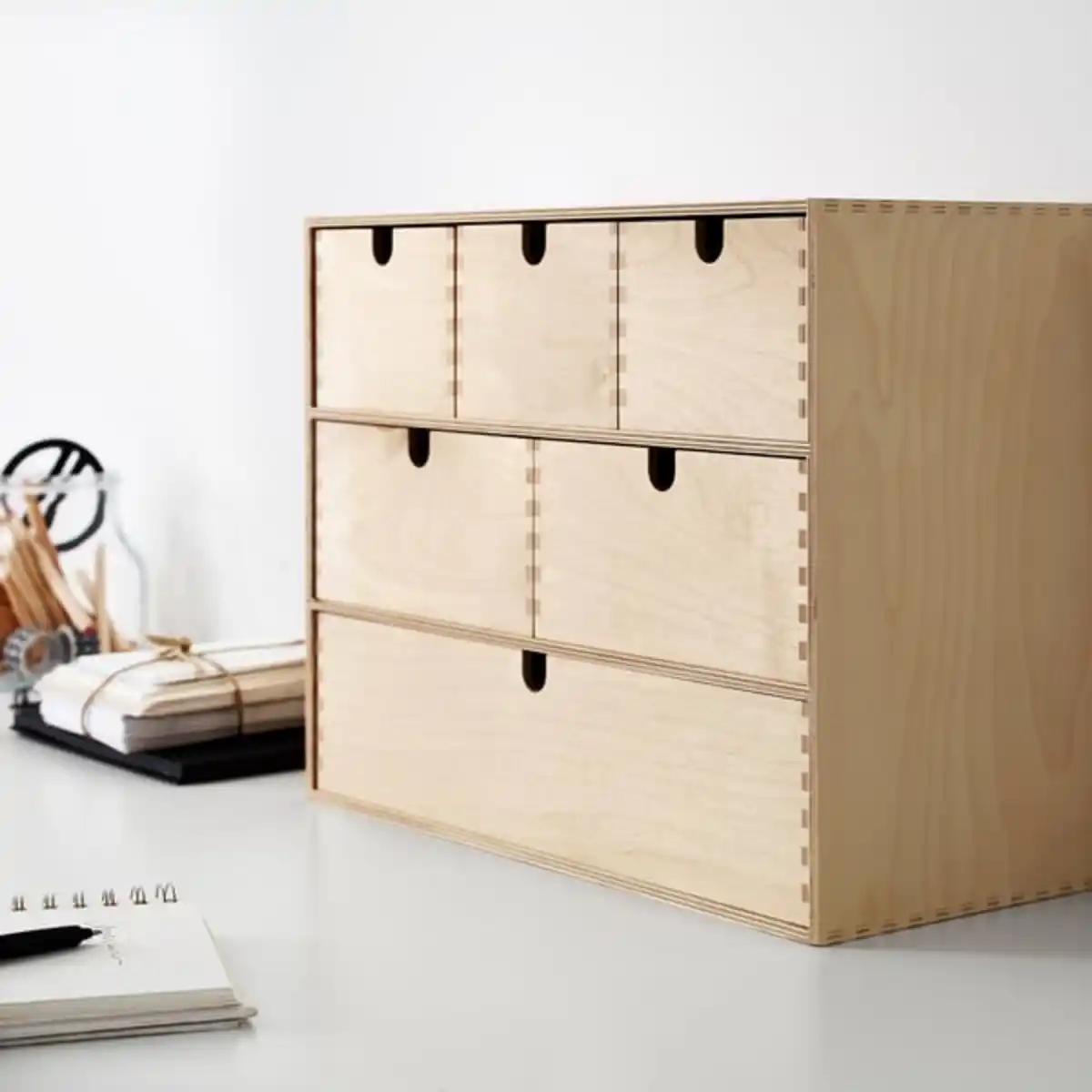 Bild 3 von MOPPE Mini-Kommode, Birkensperrholz, 42x18x32 cm