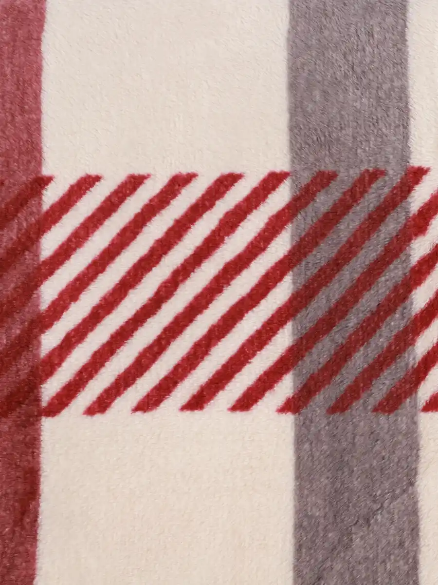 Bild 3 von Wohndecke mit schönem Motiv, 160x200cm Weiß