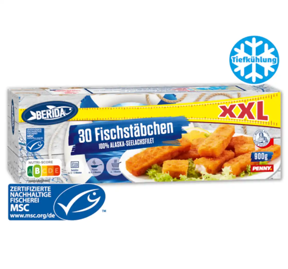 Bild 1 von BERIDA XXL Fischstäbchen*