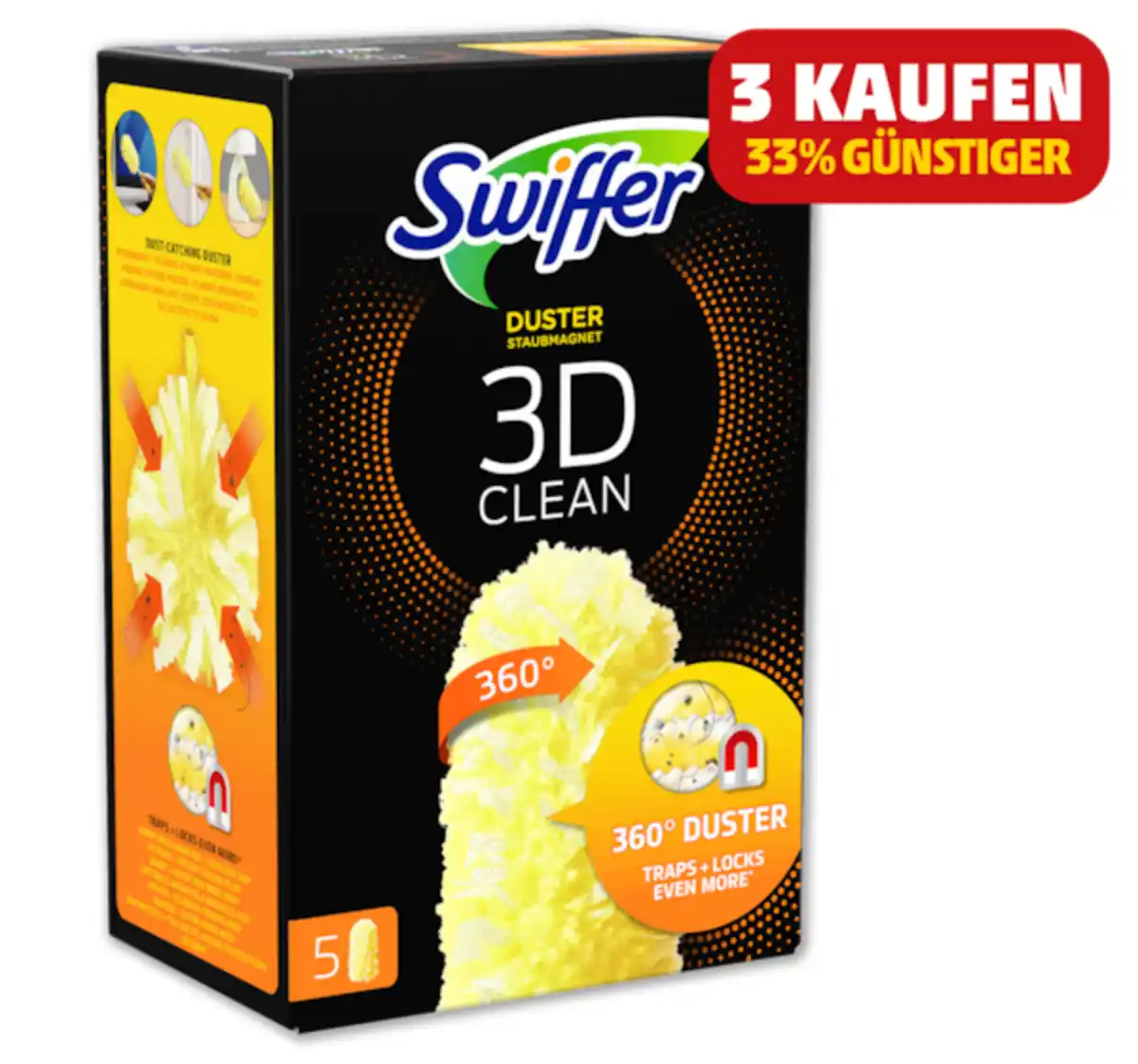 Bild 1 von SWIFFER Staubmagnet-Ersatztücher 3D*