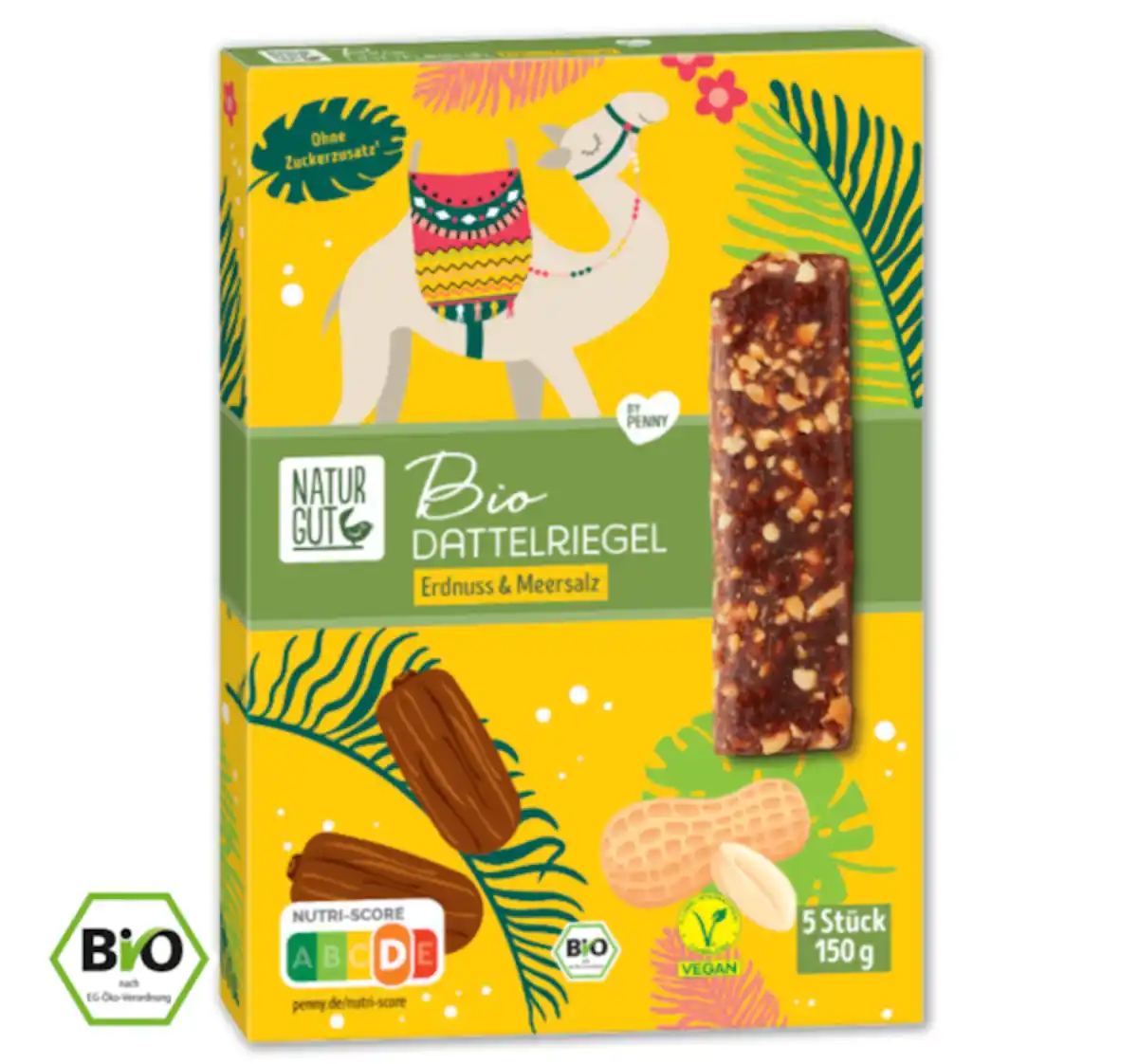 Bild 1 von NATURGUT Bio Dattelriegel