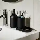 Bild 2 von GANSJÖN Badezimmer-Set 3-tlg., schwarz