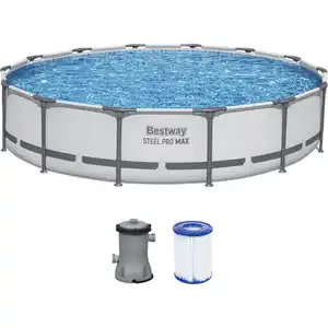 Bestway® Steel Pro Max Frame Pool mit Pumpe Ø 427 x 84 cm
