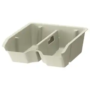 SORTERA Einsatz mit Fach, beige, 38x45x14 cm