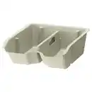 Bild 1 von SORTERA Einsatz mit Fach, beige, 38x45x14 cm