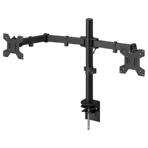 STUBBERGET Halter für 2 Bildschirme, schwarz