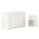 Bild 1 von HAUGA Schlafzimmermöbel 2er-Set, weiß