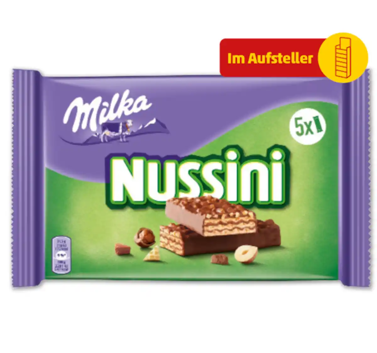 Bild 1 von MILKA Nussini Riegel*