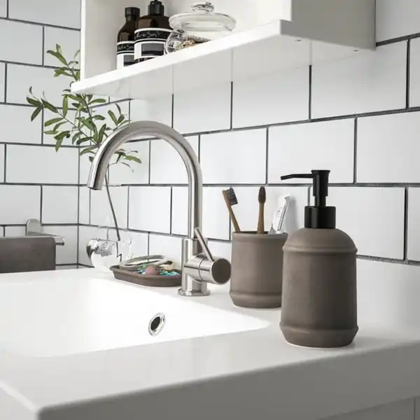 Bild 2 von TVÅLSJÖN Badezimmer-Set 3-tlg.