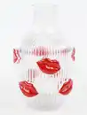 Bild 2 von Vase mit Lippen | Höhe 25 cm Weiß
