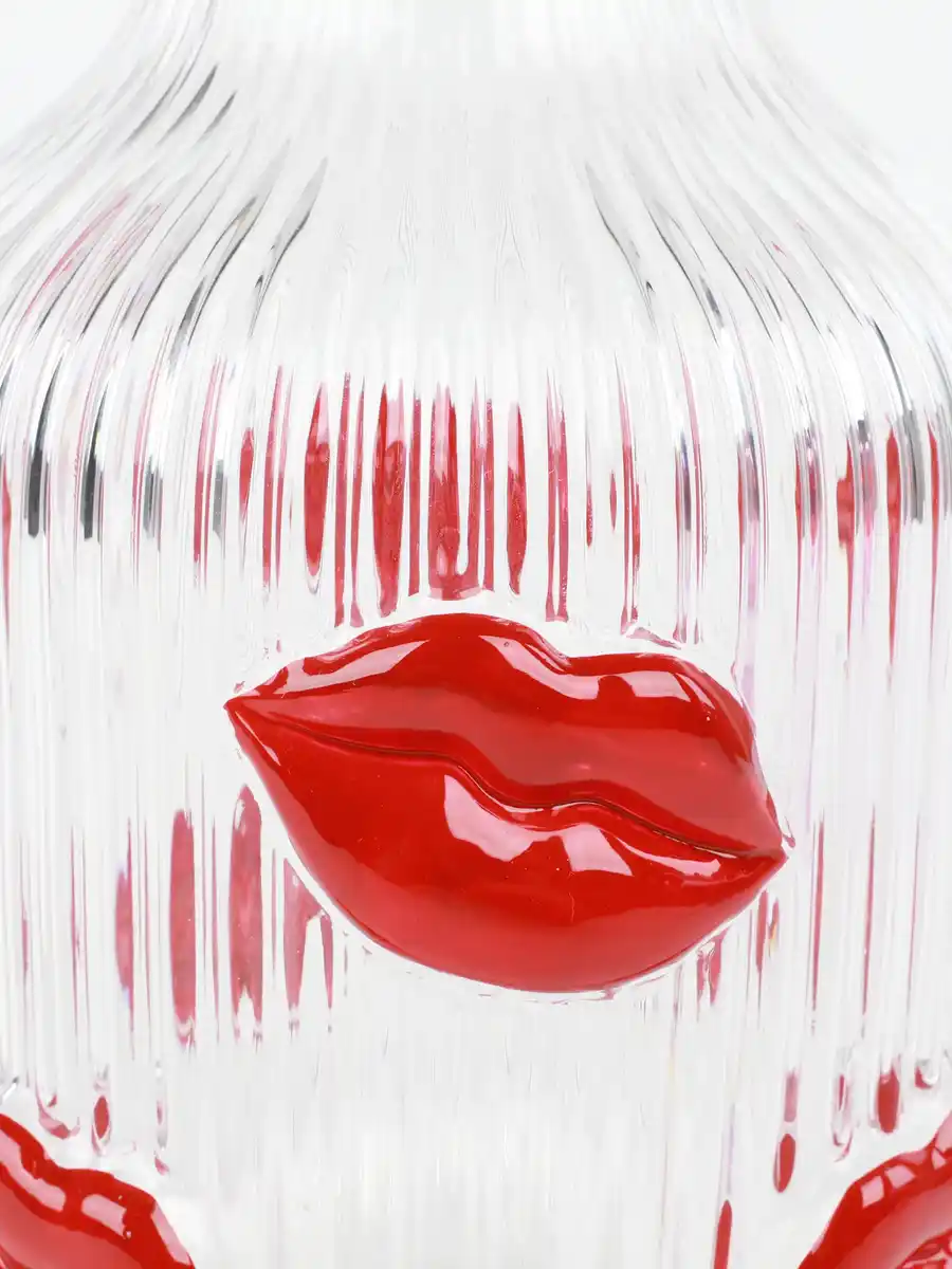 Bild 3 von Vase mit Lippen | Höhe 25 cm Weiß