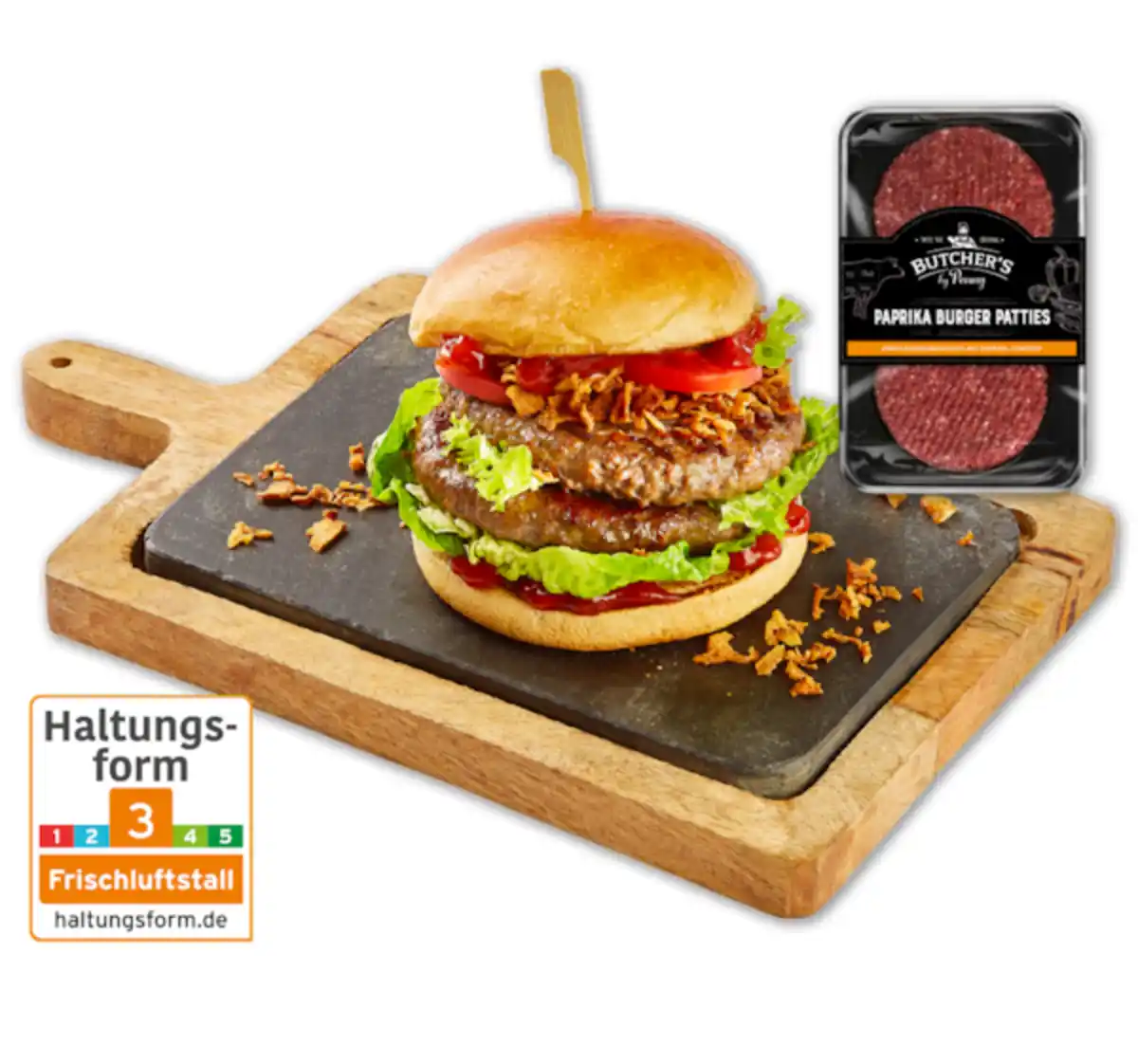 Bild 1 von BUTCHER’S Frische Paprika Burger Patties*