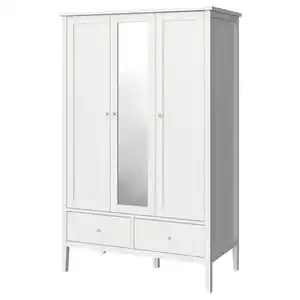 GULLABERG Kleiderschrank, weiß, 128x64x201 cm