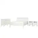 Bild 1 von IDANÄS Schlafzimmermöbel 4er-Set, weiß, 140x200 cm
