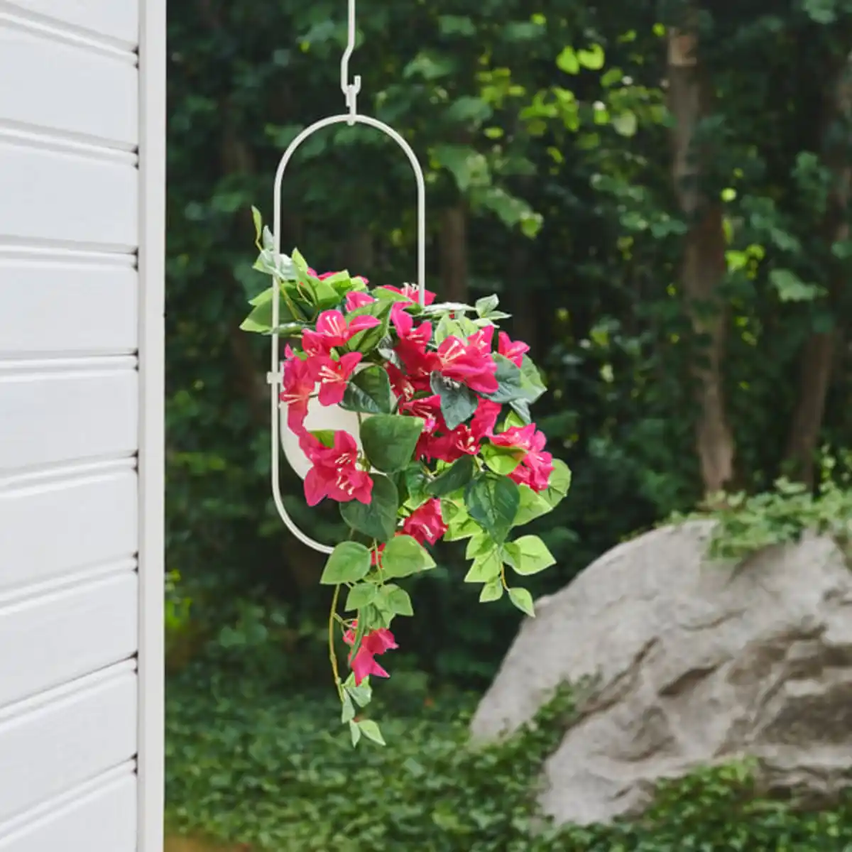 Bild 3 von FEJKA Topfpflanze, künstlich, drinnen/draußen/Bougainvillea rosa, 12 cm