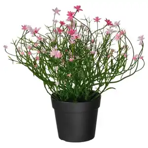 FEJKA Topfpflanze, künstlich, drinnen/draußen/Schleierkraut rosa, 9 cm
