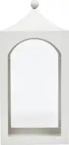 IDEENWELT RubinL Windlicht beige klein