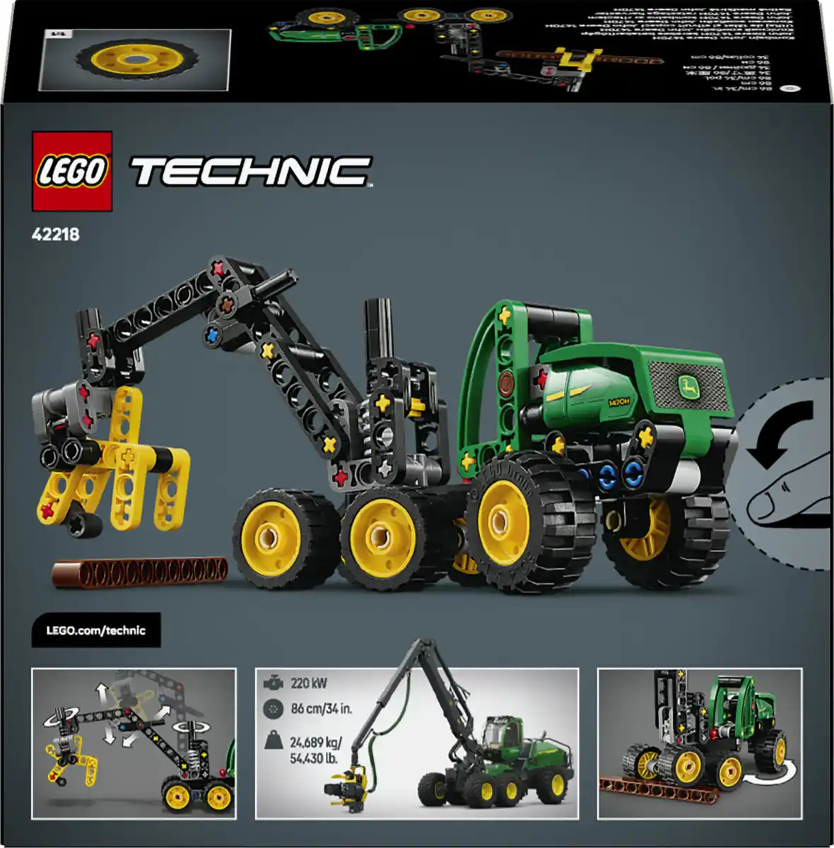 Bild 2 von LEGO TECHNIC 42218 John Deere 1470H Rad-Harvester