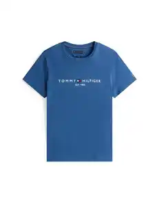 Tommy Hilfiger T-Shirt TOMMY LOGO TEE aus reiner, nachhaltiger Baumwolle
