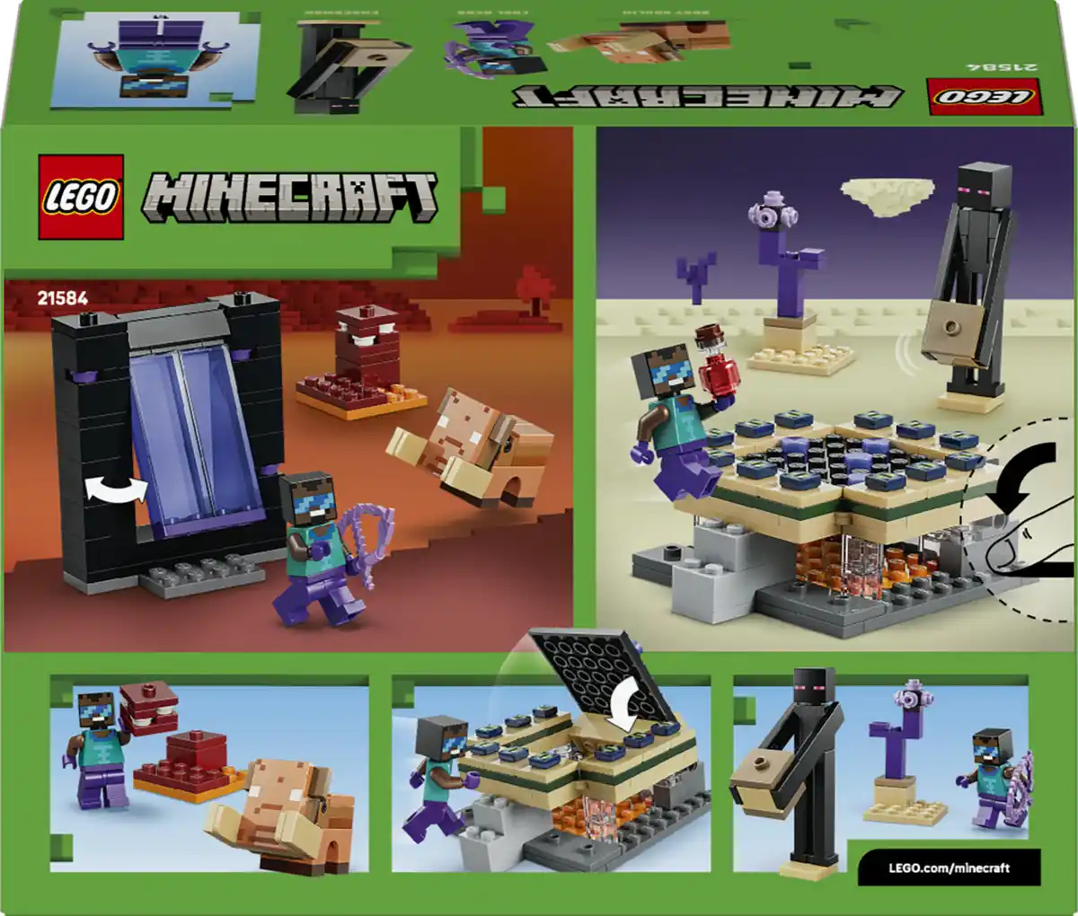 Bild 2 von LEGO Minecraft 21584 Reise durch Nether und Endportal