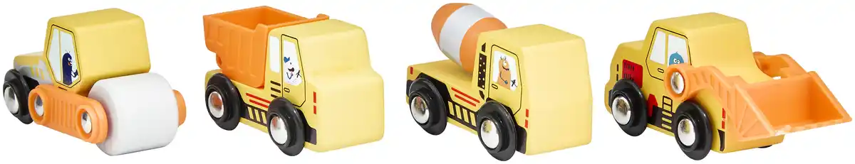 Bild 4 von Miniju Holz Autos 4-tlg.