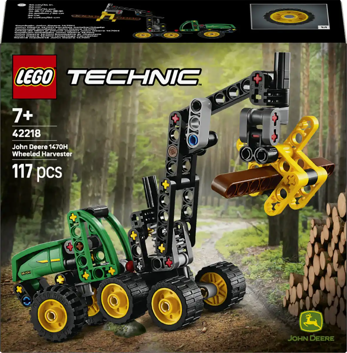 Bild 1 von LEGO TECHNIC 42218 John Deere 1470H Rad-Harvester